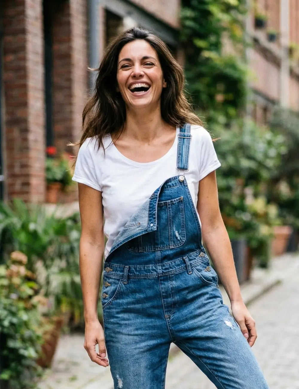 Salopette jean femme