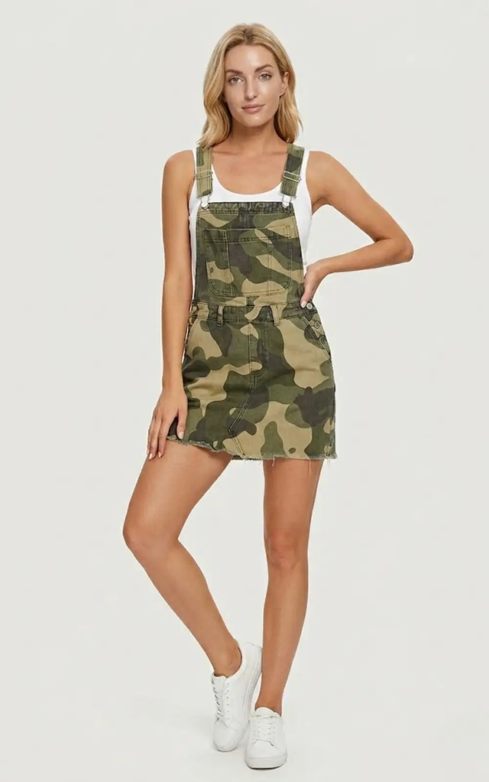 Jupe Salopette Jean Camouflage