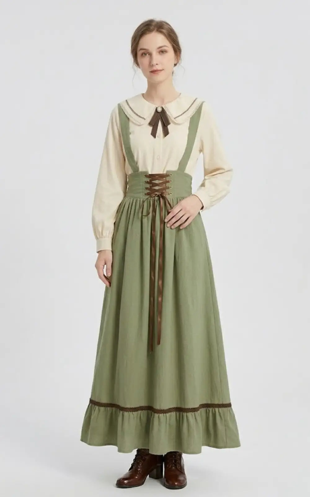 Jupe Salopette Vintage Verte