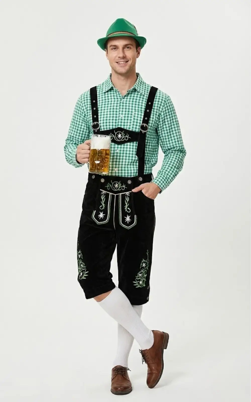 Lederhose Velours Noir