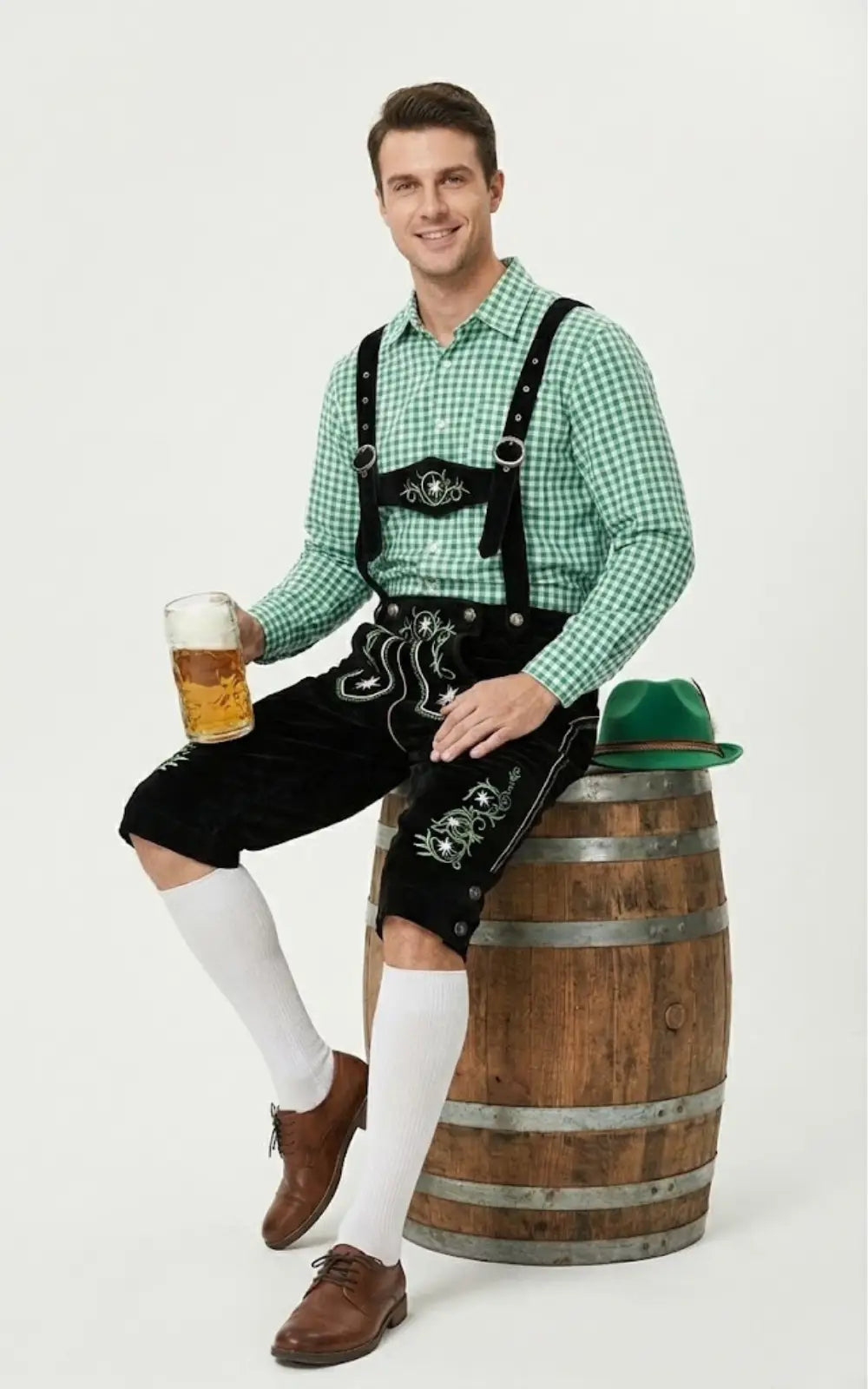 Lederhose Velours Noir