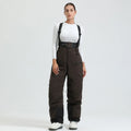 Pantalon De Ski Femme Salopette Marron foncé