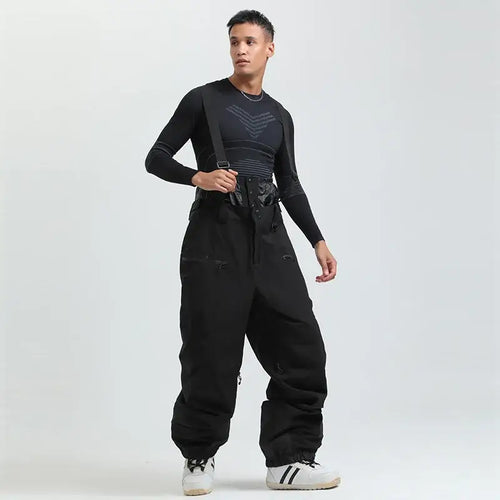 Pantalon De Ski Homme Salopette Noire