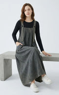 Robe en Jean Salopette Evasée