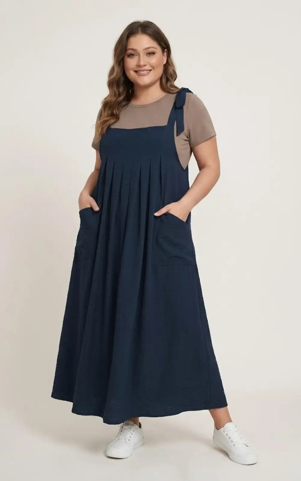 Robe Salopette Bleue Marine