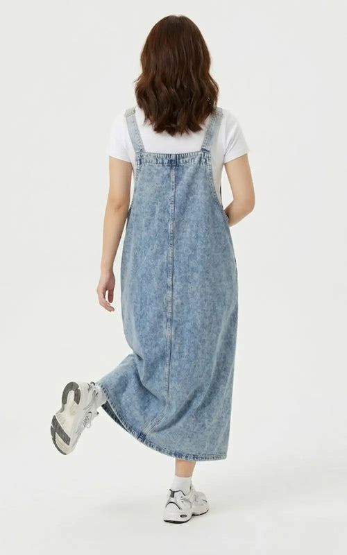 Robe Salopette en Jean Femme