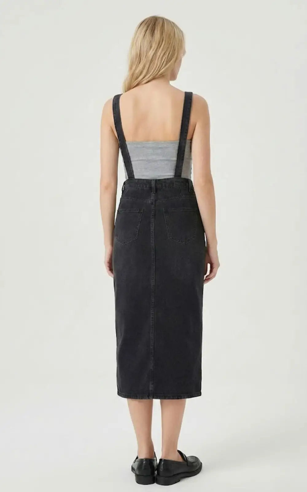 Robe Salopette en Jean Noir