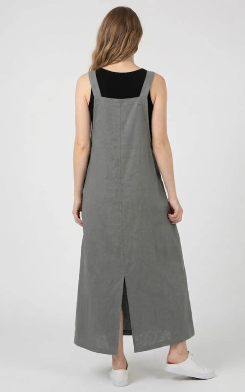 Robe Salopette Grise
