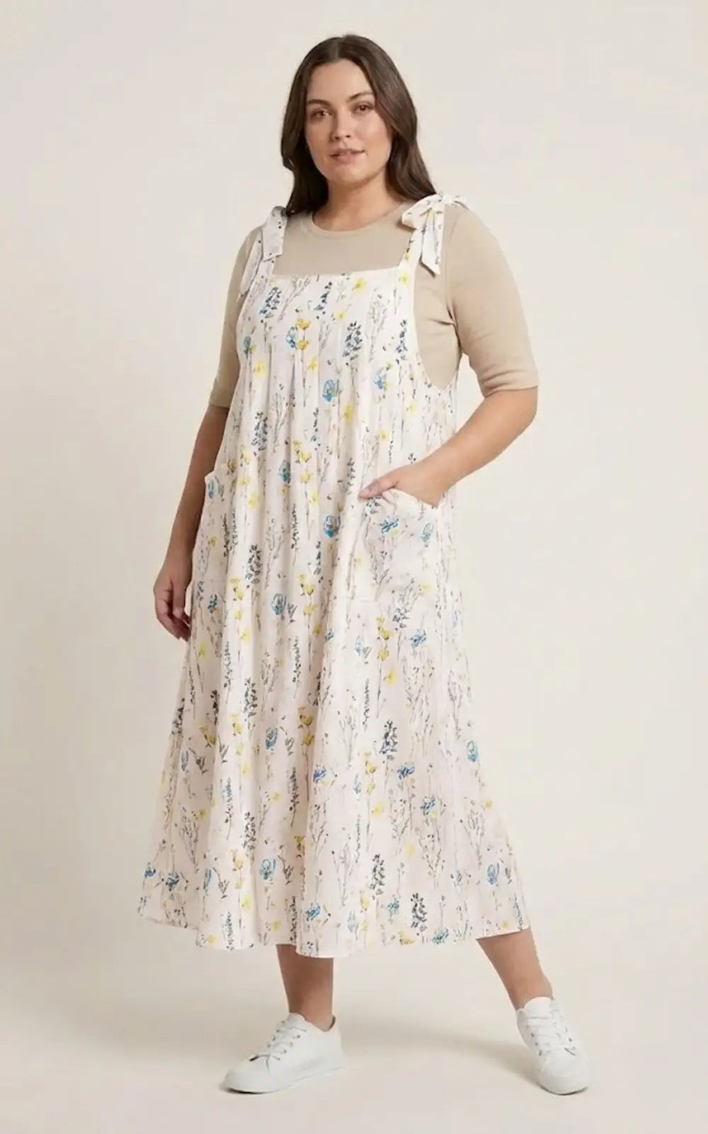 Robe Salopette Imprimé Floral