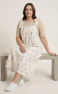 Robe Salopette Imprimé Floral