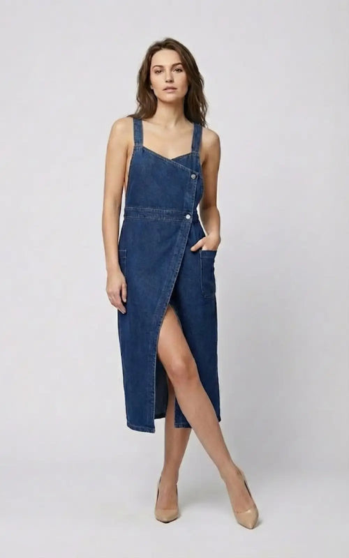 Robe Salopette Jean Chic