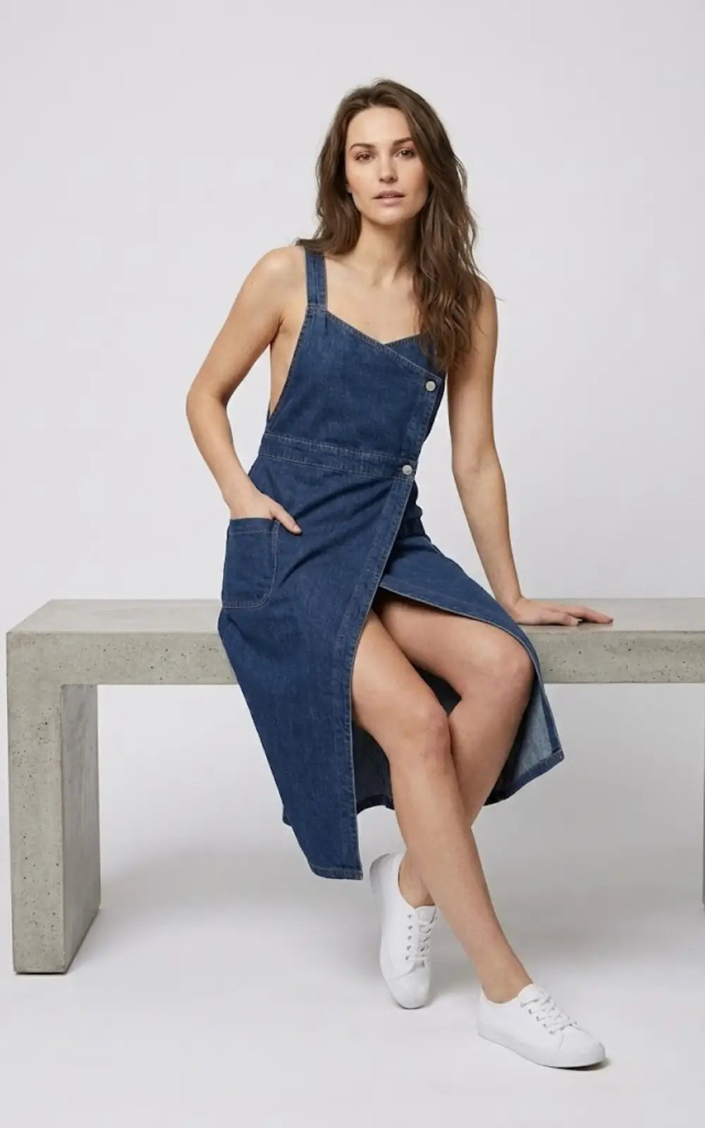 Robe Salopette Jean Chic