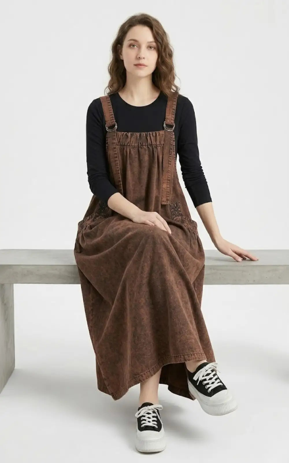 Robe Salopette Jean Grande Taille