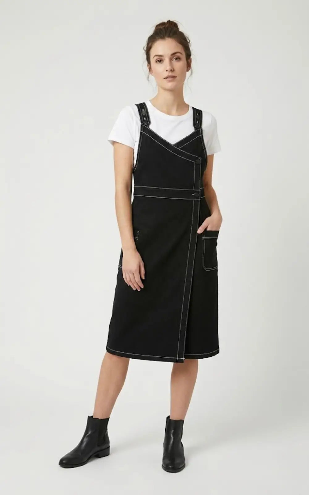 Robe Salopette Jean Moderne