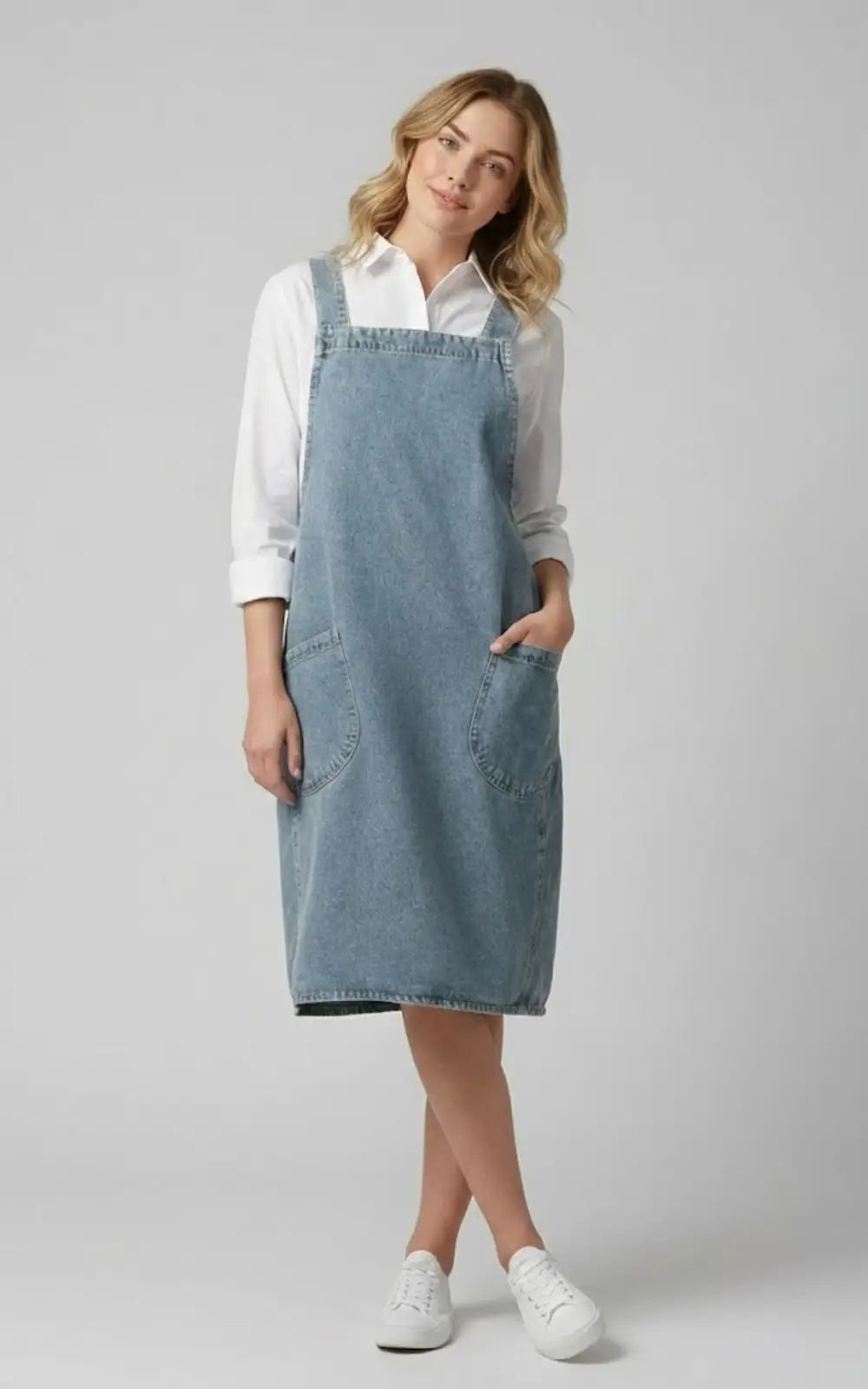 Robe Salopette Jean Style Urbain