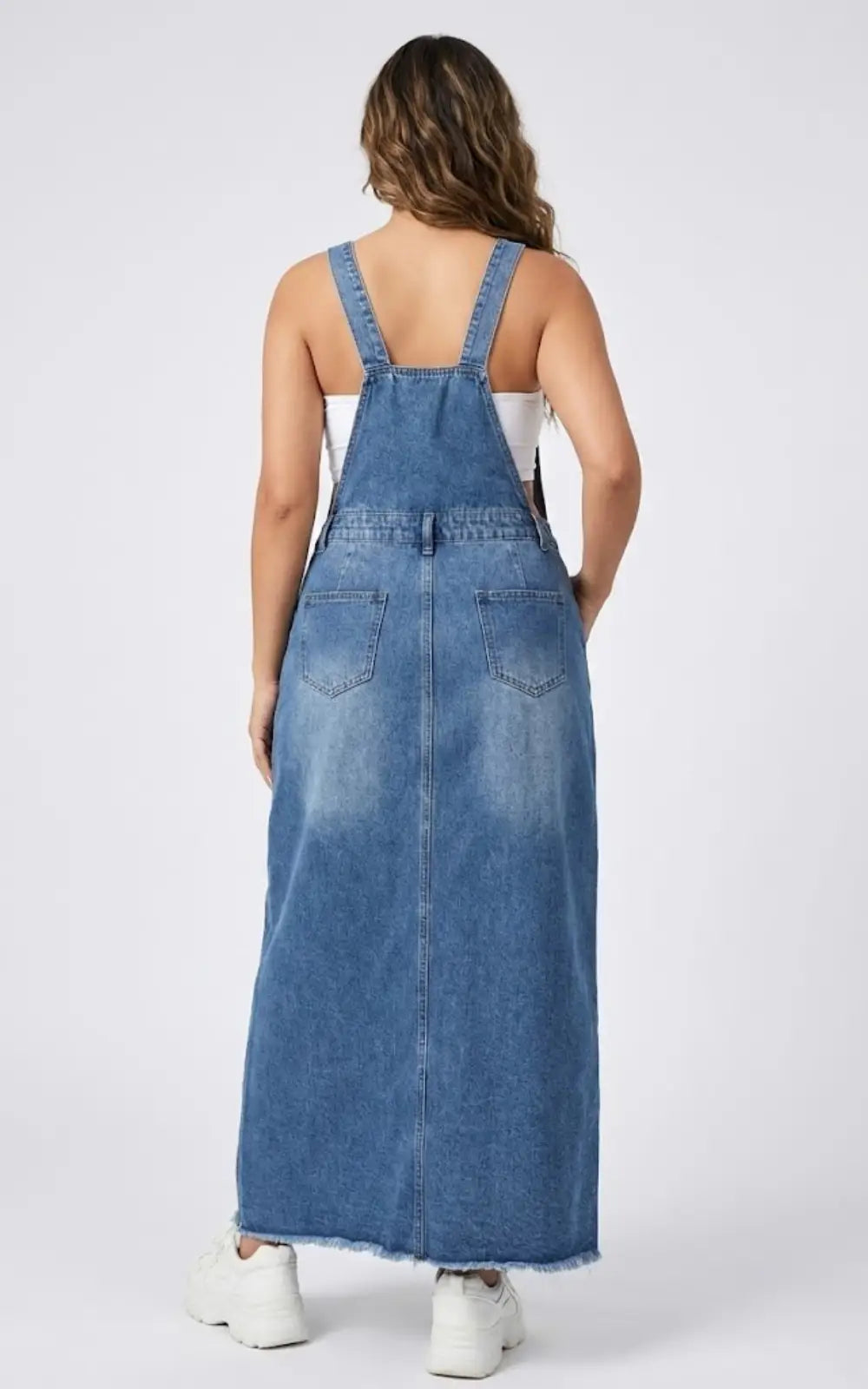 Robe Salopette Maxi en Jean