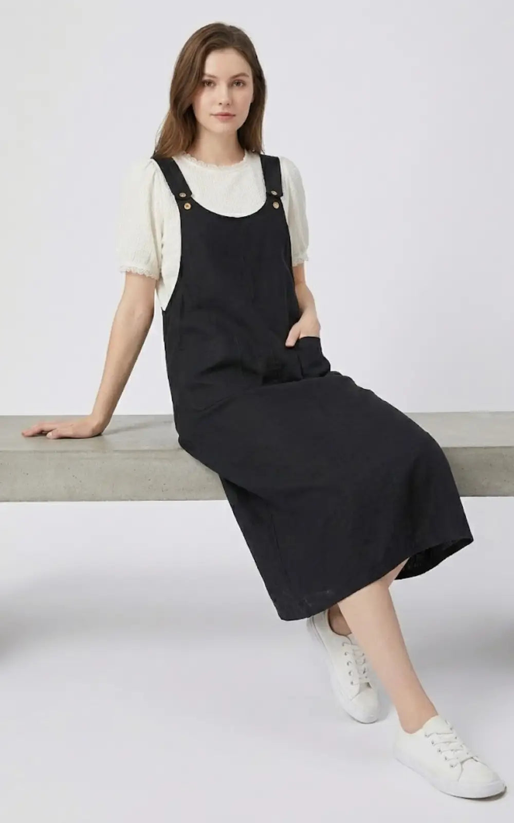 Robe Salopette Mi Longue