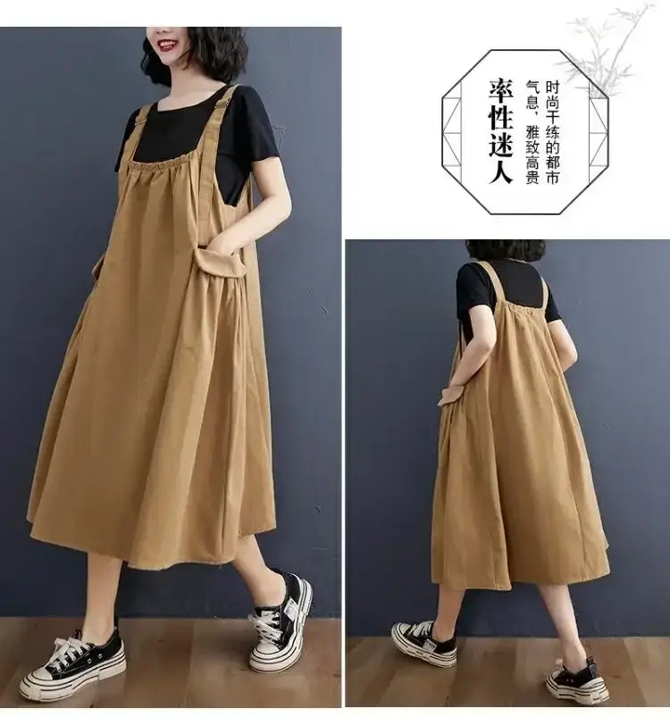 Robe Salopette Mi-Saison
