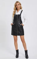 Robe Salopette Noir Avec Zippe
