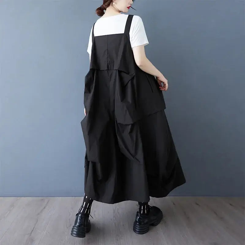 Robe Salopette Plissée