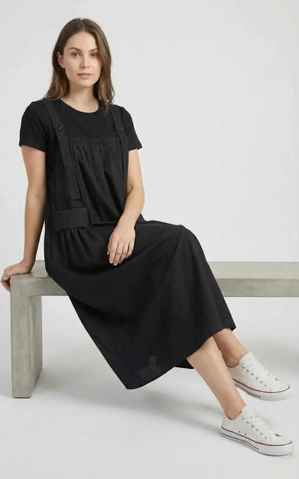 Robe Salopette Plissée