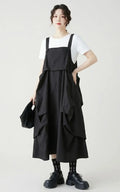 Robe Salopette Plissée
