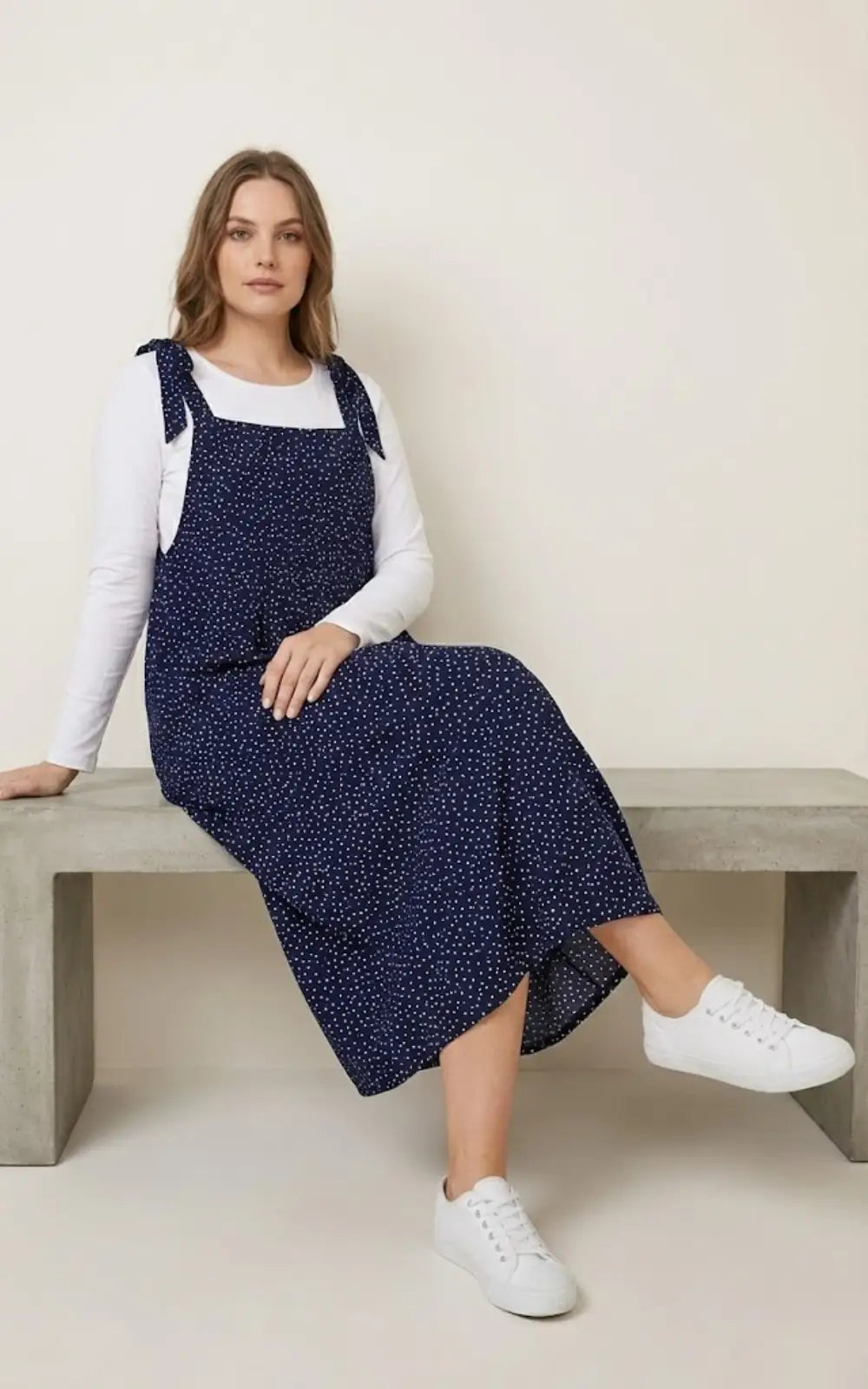 Robe Salopette Pois