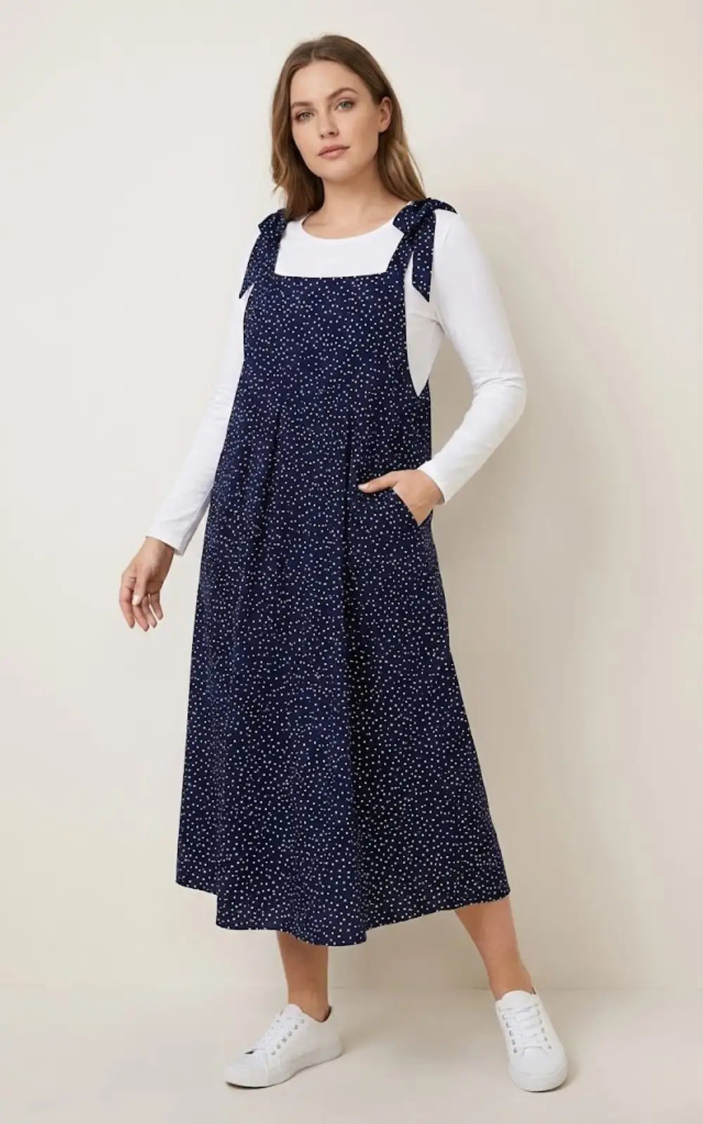 Robe Salopette Pois