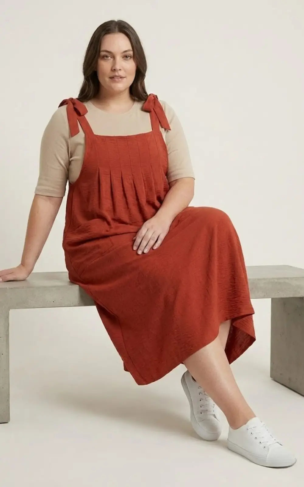 Robe Salopette Rouge