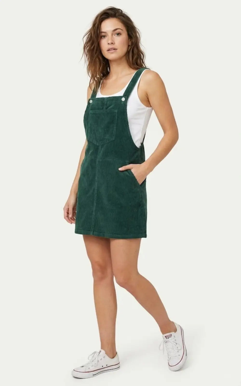 Robe Salopette Velours Femme