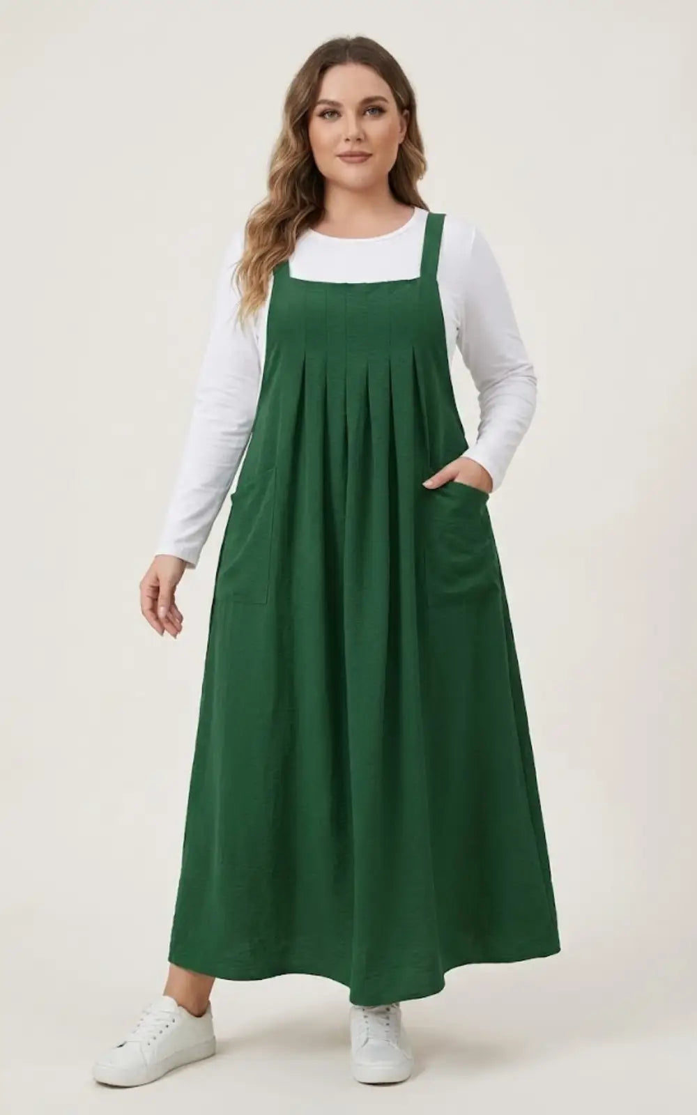 Robe Salopette Verte