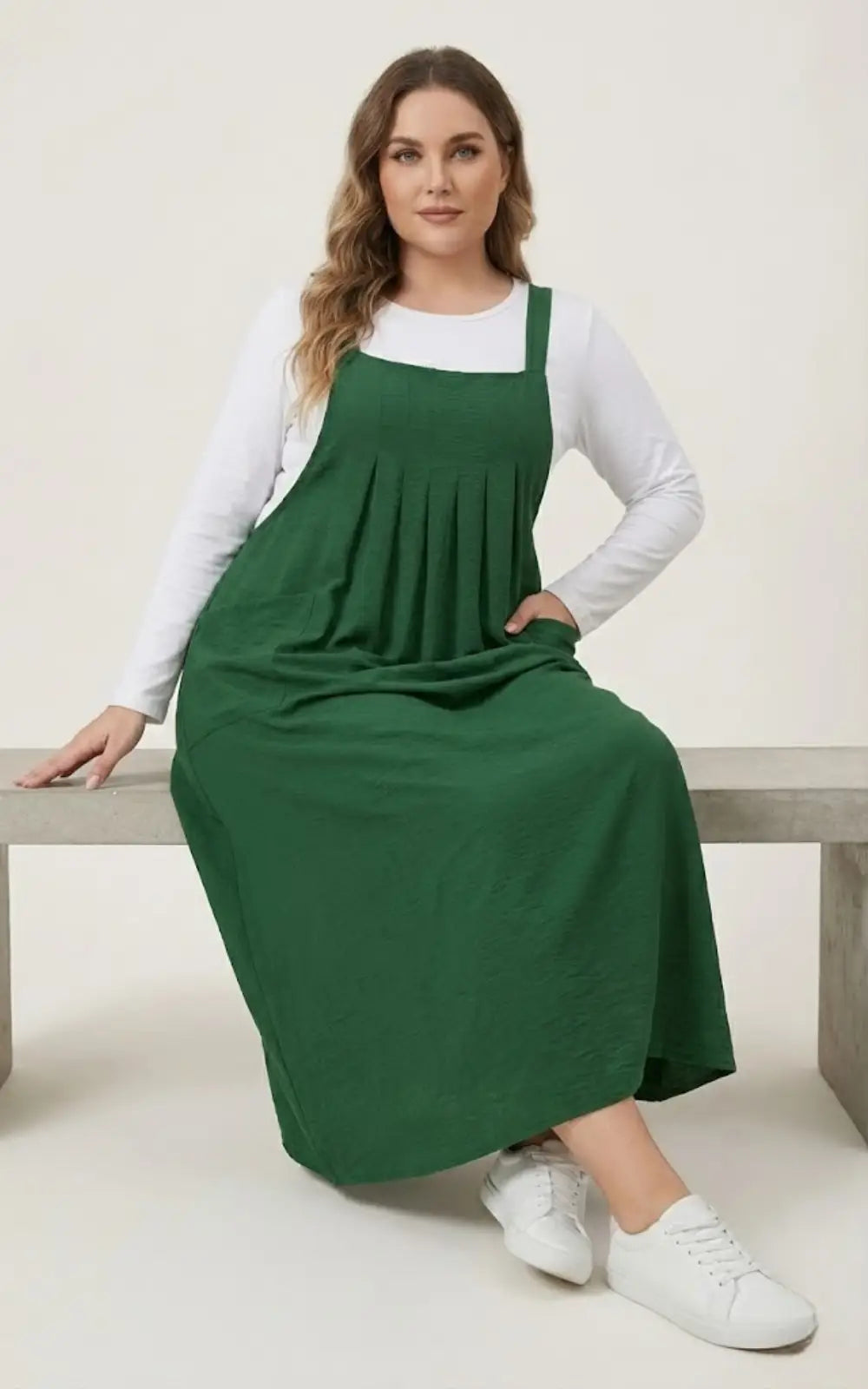 Robe Salopette Verte