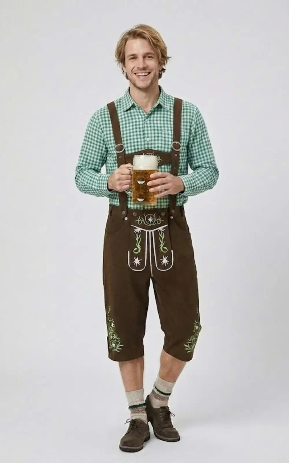 Salopette Allemande Brodée