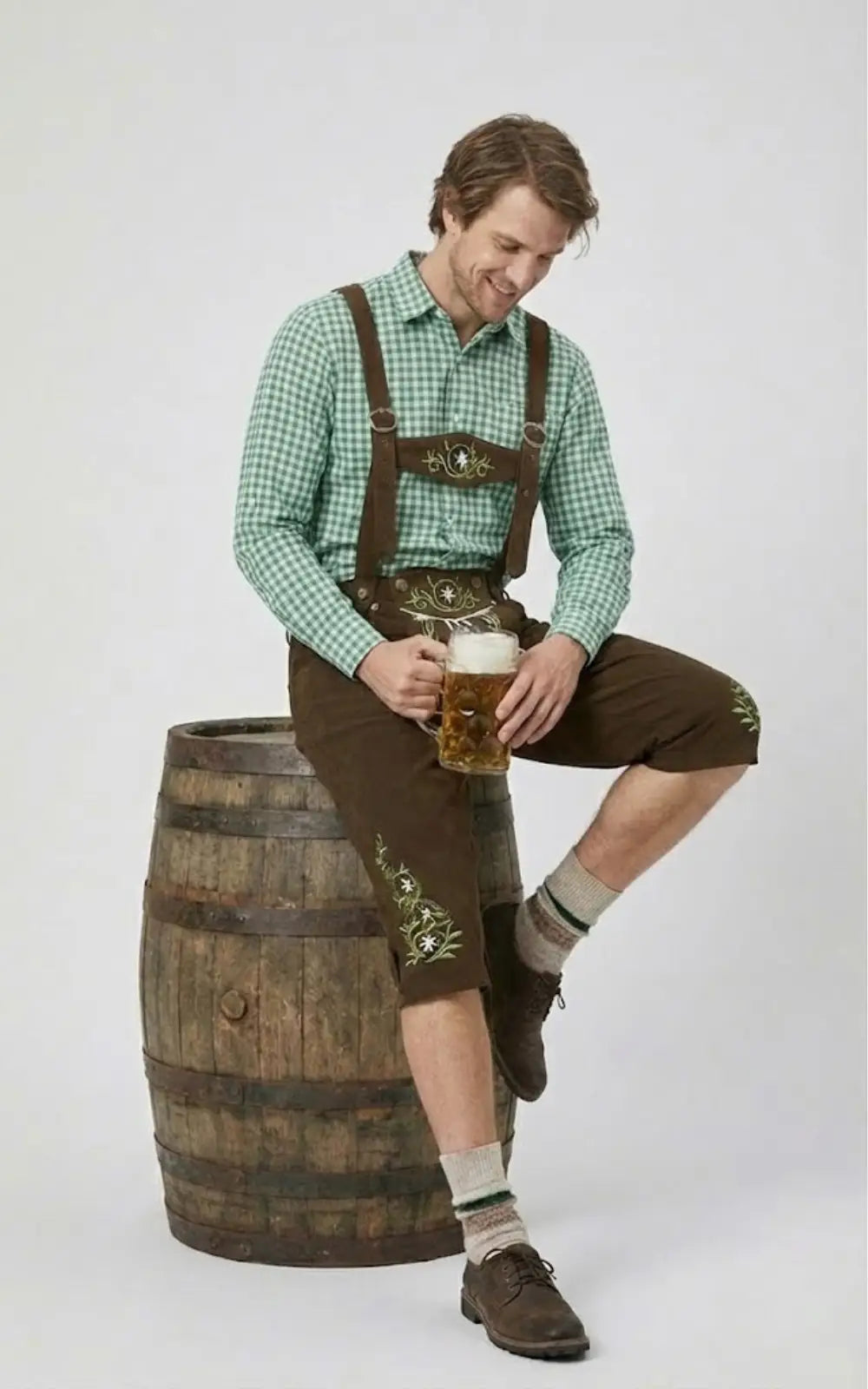 Salopette Allemande Brodée