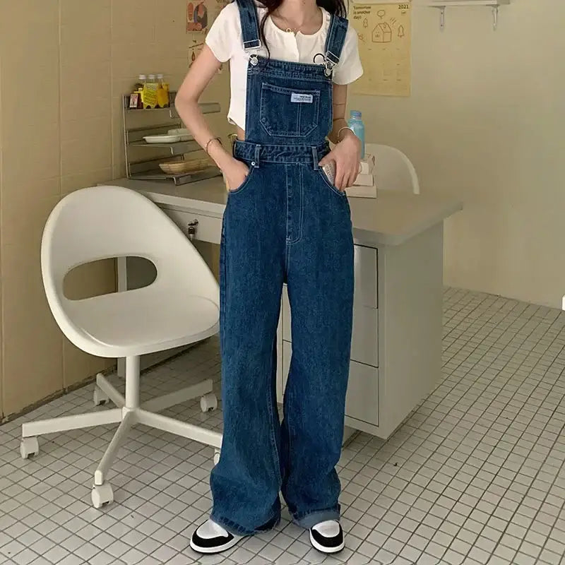 Salopette Basique Femme en Jean