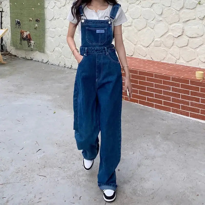 Salopette Basique Femme en Jean