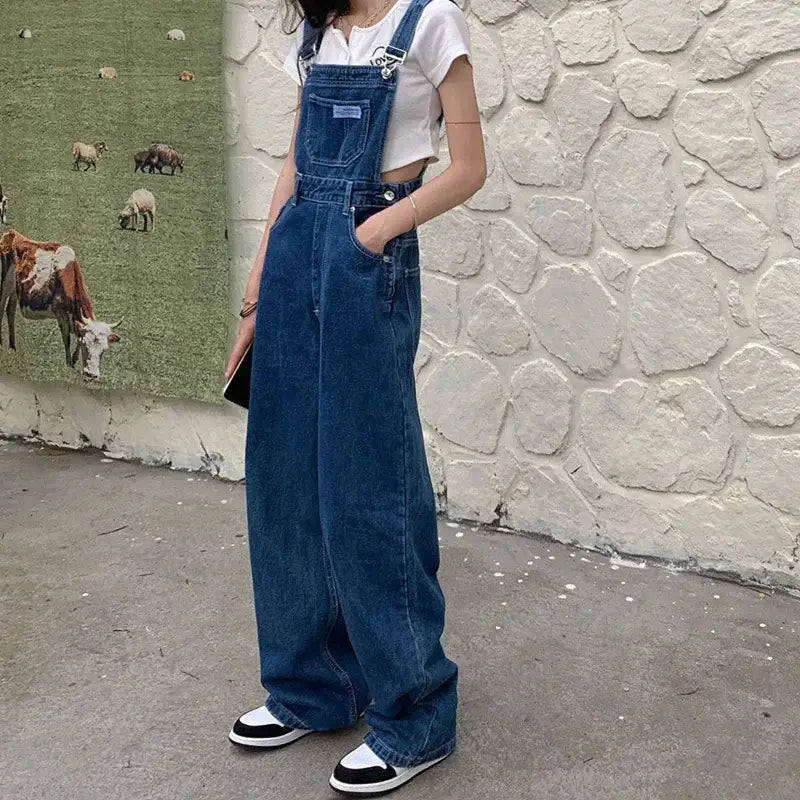 Salopette Basique Femme en Jean