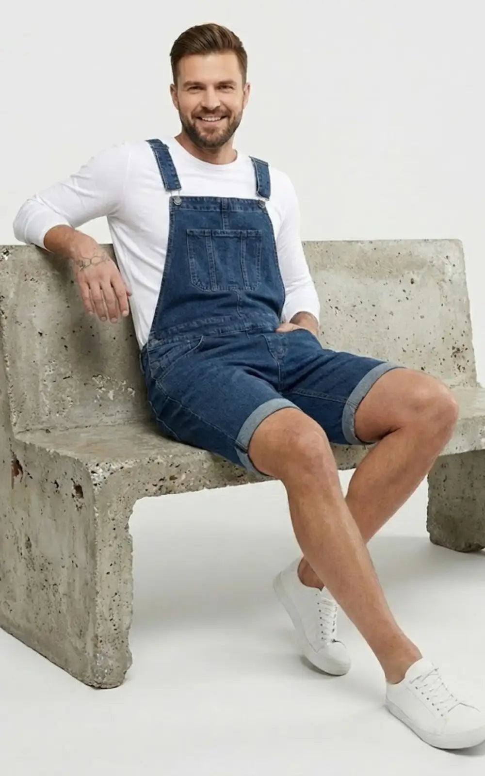 Salopette Bermuda Jeans Homme