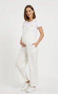 Salopette Blanche Grossesse