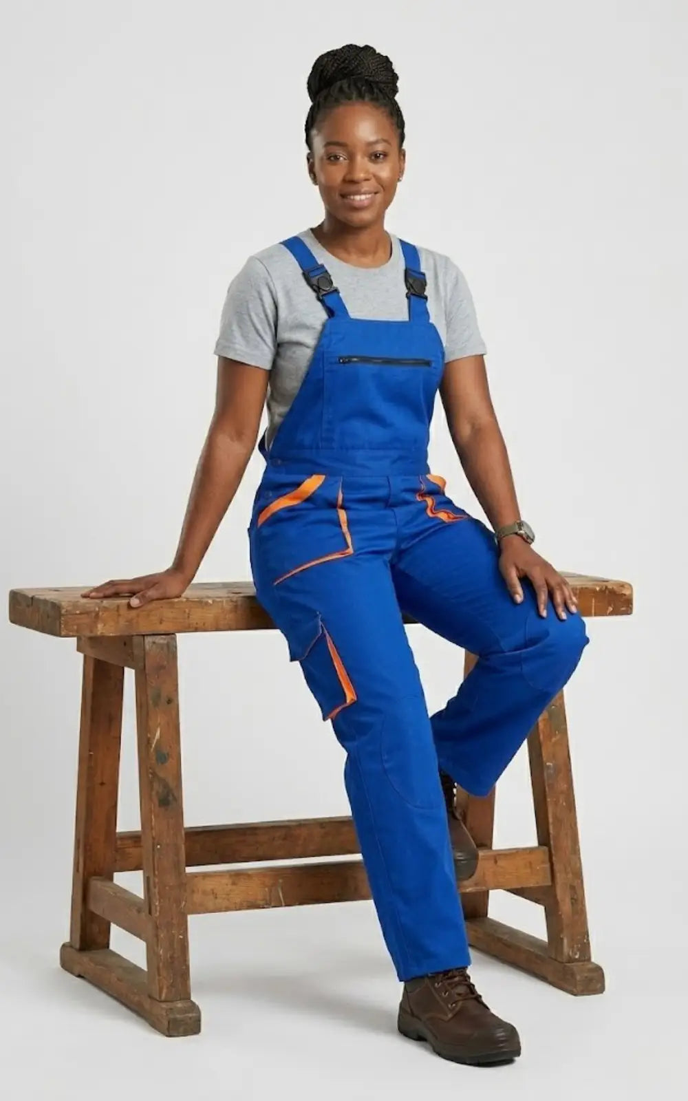 Salopette Bleu De Travail Femme
