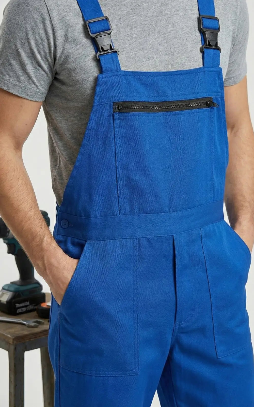 Salopette Bleu De Travail Homme