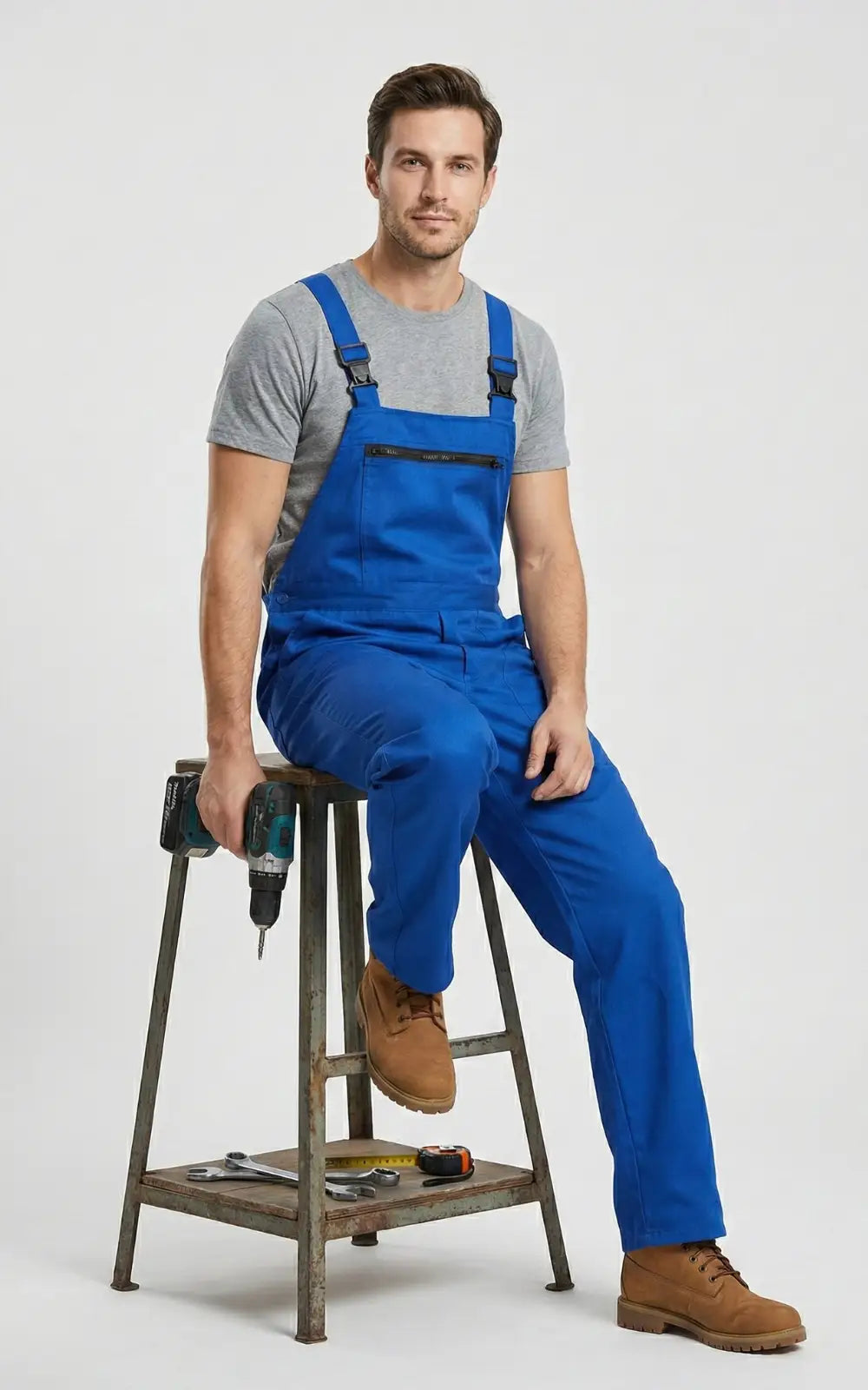 Salopette Bleu De Travail Homme