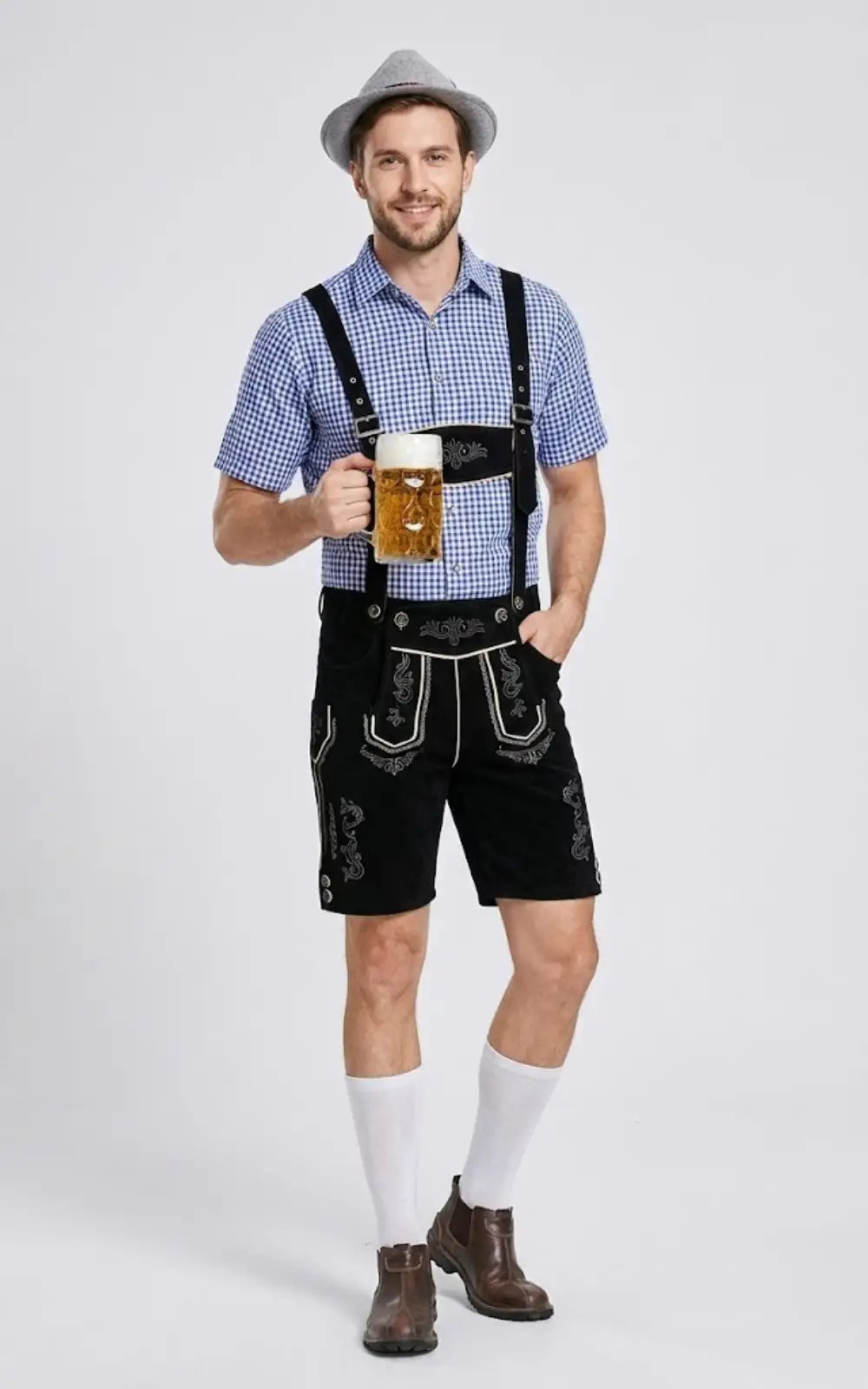 Salopette Courte Bavaroise Noire