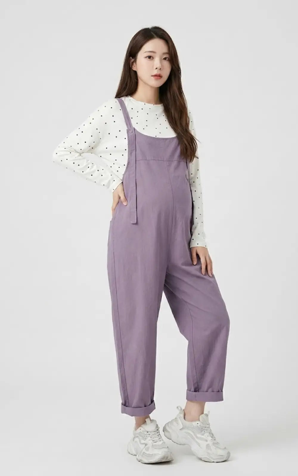 Salopette De Grossesse Violette
