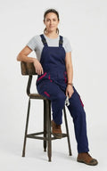 Salopette De Travail Bleu Marine Foncé Femme