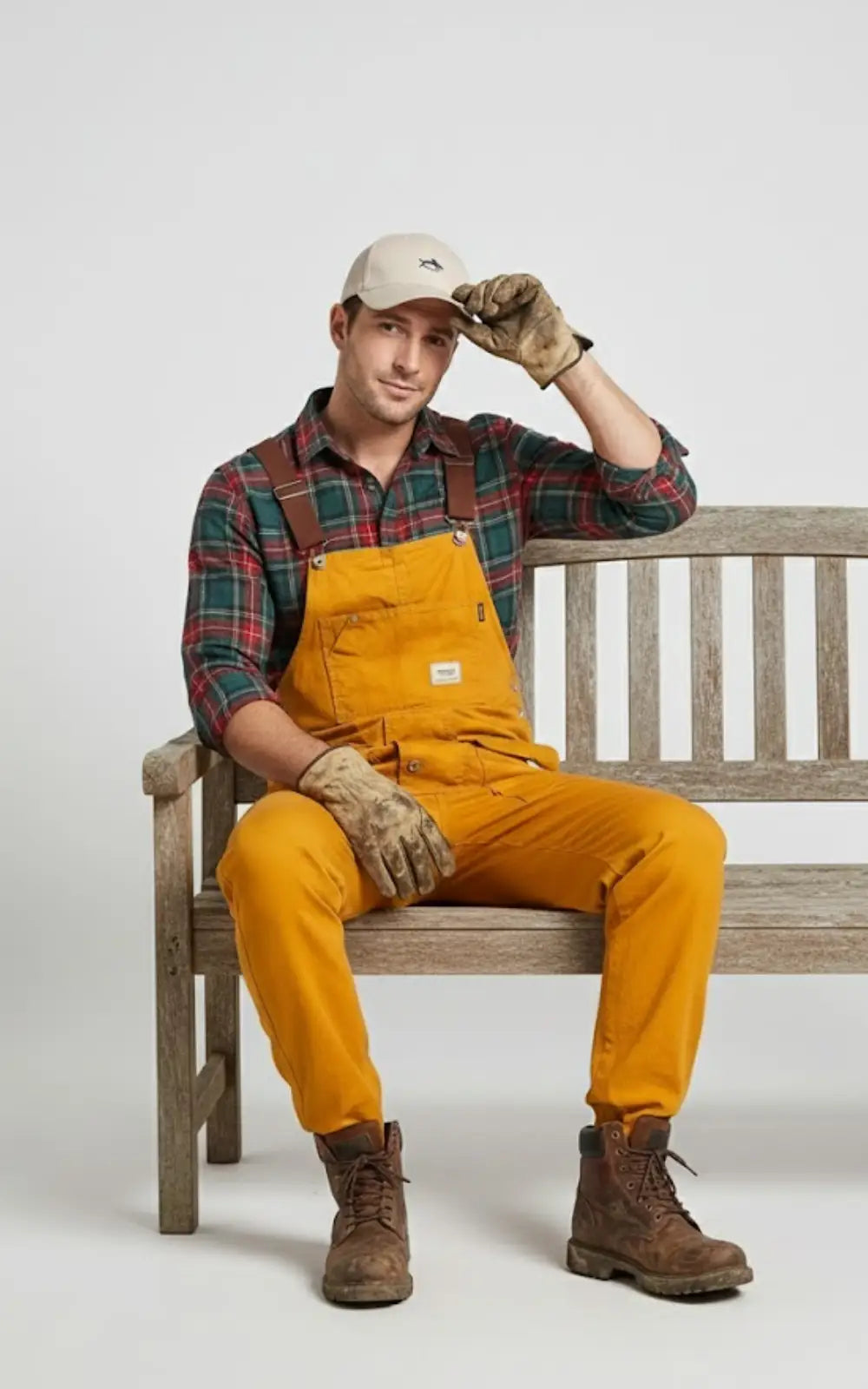 Salopette De Travail En Coton Homme