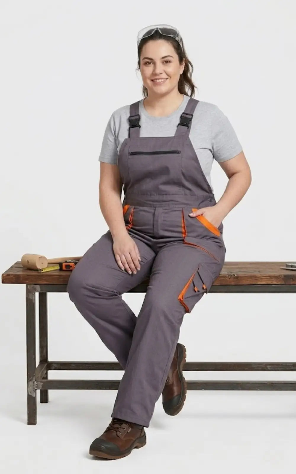 Salopette De Travail Femme Grande Taille