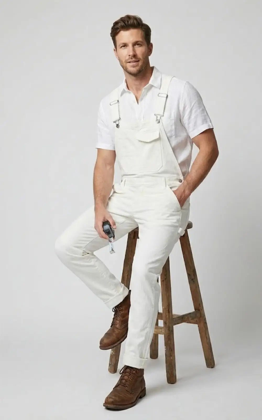 Salopette De Travail Homme Blanche