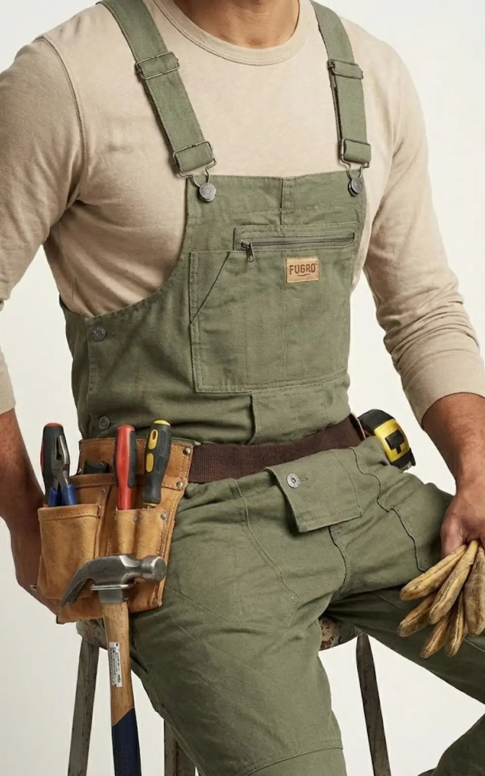 Salopette De Travail Homme Multi-Poches