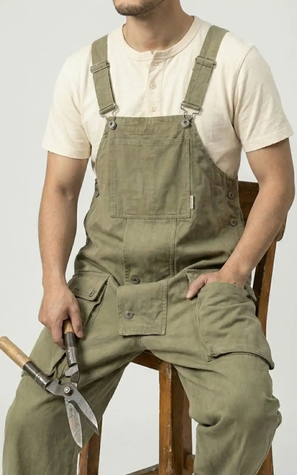 Salopette De Travail Homme Style Safari